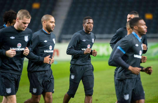 England tränar på Friends Arena