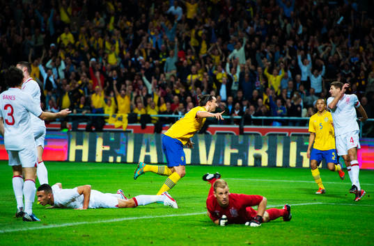 Zlatan Ibrahimovic, Sverige, jublar