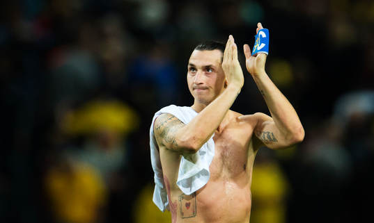Zlatan Ibrahimovic, Sverige, tackar fansen