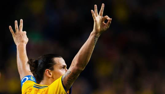 Zlatan Ibrahimovic, Sverige, jublar
