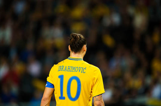 Ryggtavlan på Zlatan Ibrahimovic, Sverige