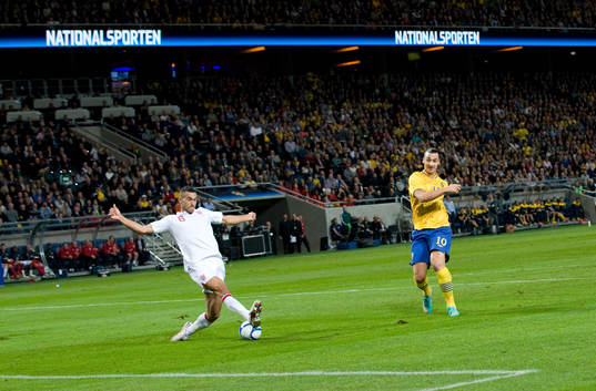 Zlatan Ibrahimovic, Sverige, cekunden före 1-0
