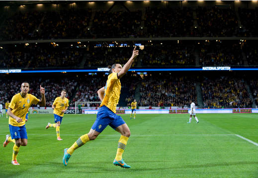 1-0, Zlatan Ibrahimovic, Sverige