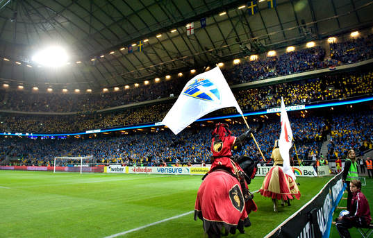 nvigning av Friends arena, riddare Svenska Spel