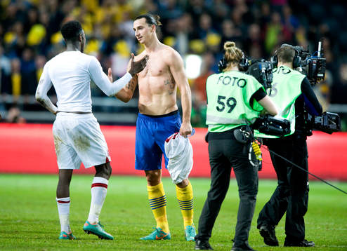 Tröjbyte, Danny Walbeck, England och Zlatan Ibrahimovic,