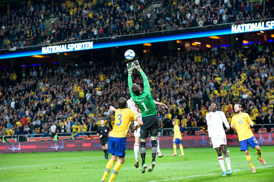 Andreas Isaksson och Jonas Olsson, Sverige, Friends arena