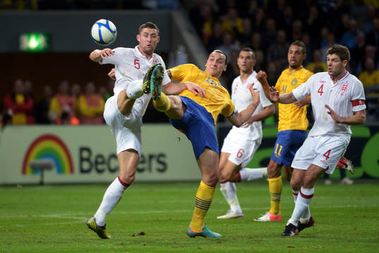 Gary Cahill, England, Zlatan Ibrahimovic, Sverige
