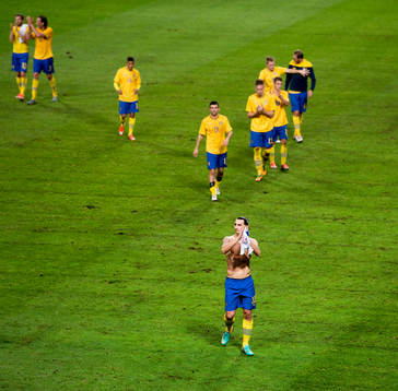 Zlatan Ibrahimovic, Sverige tackar publiken