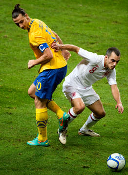 Zlatan Ibrahimovic, Sverige, Leon Osman, England