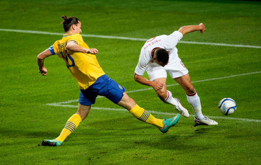 Zlatan Ibrahimovic, Sverige gör 1-0