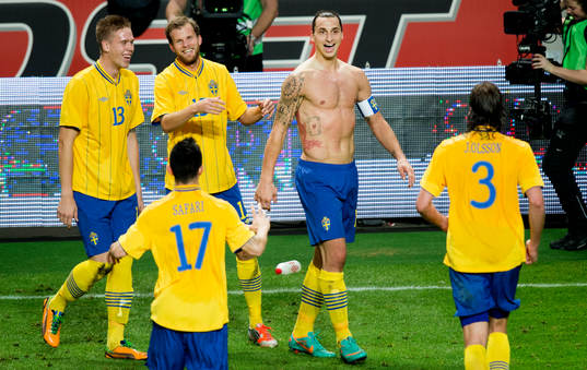 Pontus Jansson, Mikael Antonsson, Zlatan Ibrahimovic,