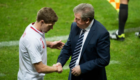 Steven Gerrard, Roy Hodgson, förbundskapten England