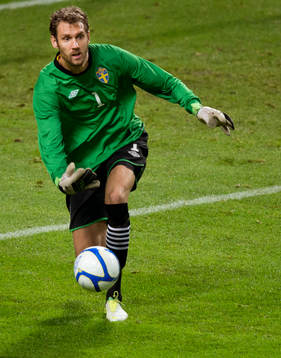 Andreas Isaksson, målvakt, Sverige