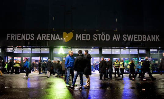 Friends Arena sedd utifrån