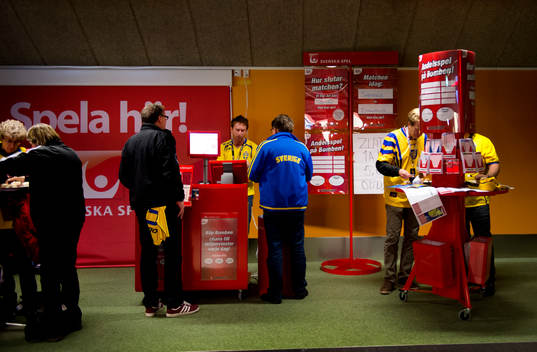 Svenska Spel erbjuder sina tjänster