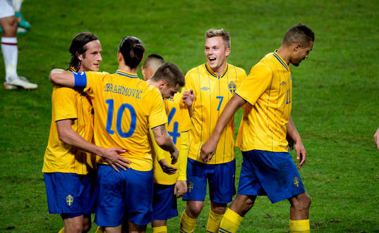 Jonas Olsson, Zlatan Ibrahimovic, Sebastian Larsson,