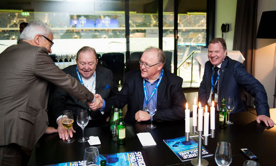 Lennart Johansson, Göran Persson och Karl-Erik Nilsson