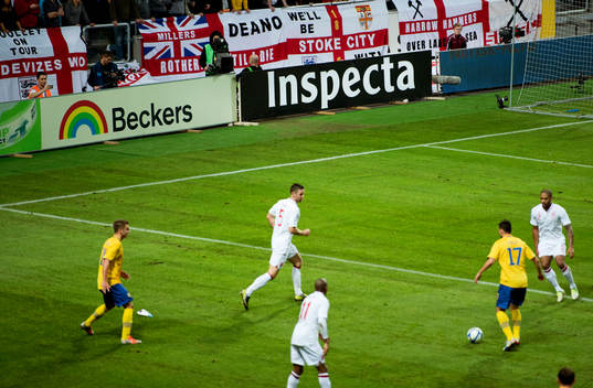 Fotboll, träningslandskamp, Sverige - England