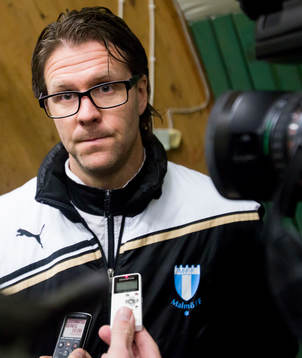 Rikard Norling, tränare Malmö FF, svarar på frågor