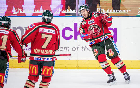 Fabian Brunnström, Frölunda, jublar