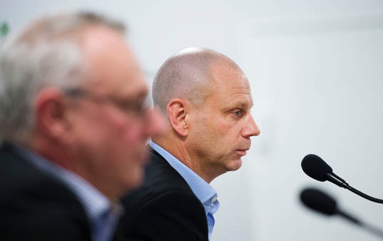 Per Nilsson, VD, Håkan Jeppsson, ordförande, Malmö FF