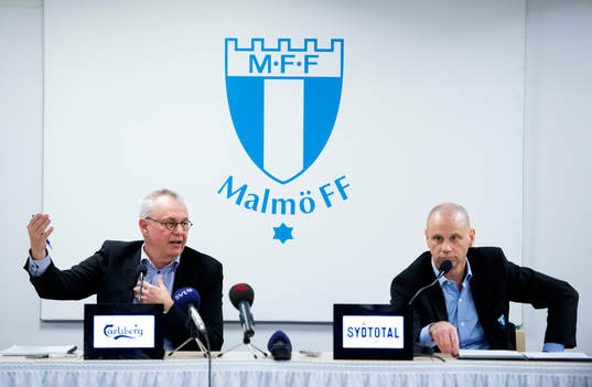 Per Nilsson, Håkan Jeppsson, ordförande, VD Malmö FF