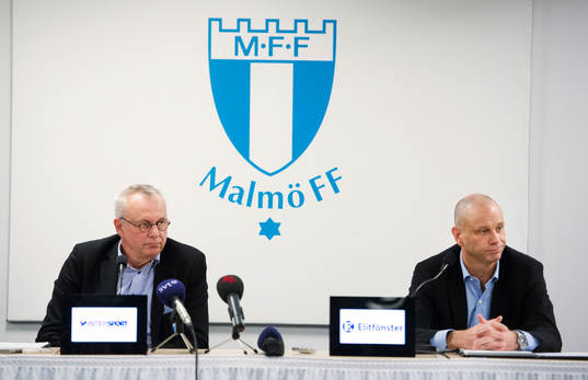 Per Nilsson, Håkan Jeppsson, ordförande, VD Malmö FF