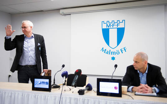 Per Nilsson, VD Håkan Jeppsson, orförande, Malmö FF
