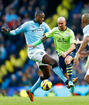 Football - Manchester City v Aston Villa - Barclays Premier