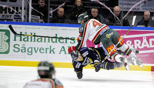Viktor Svedberg, Frölunda och Tommy Kristiansen, HV71