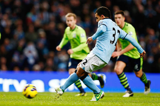 Football - Manchester City v Aston Villa - Barclays Premier
