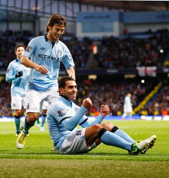 Football - Manchester City v Aston Villa - Barclays Premier
