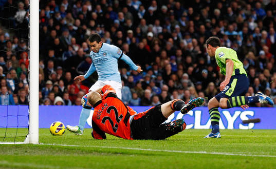 Football - Manchester City v Aston Villa - Barclays Premier