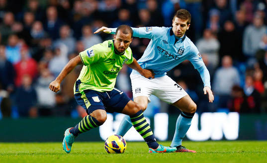 Football - Manchester City v Aston Villa - Barclays Premier