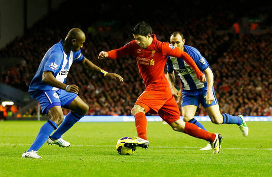 Football - Liverpool v Wigan Athletic - Barclays Premier