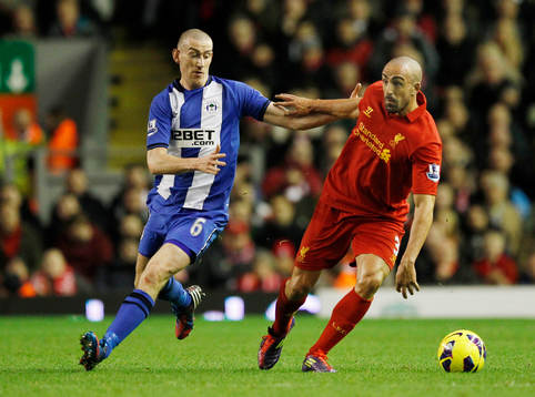 Football - Liverpool v Wigan Athletic - Barclays Premier