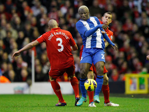 Football - Liverpool v Wigan Athletic - Barclays Premier