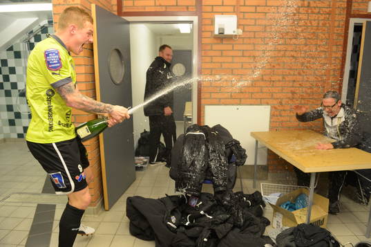 Halmstad tillbaka i Allsvenskan! Gudjon Baldvinsson,