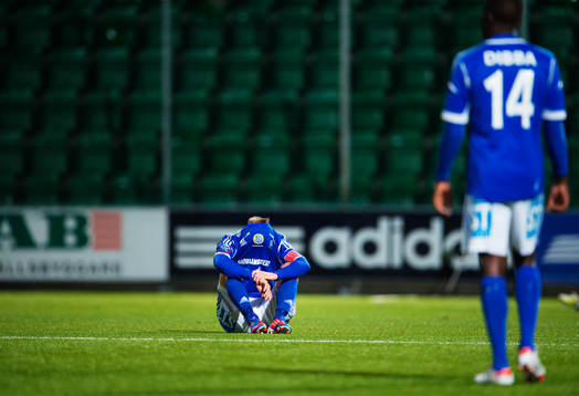En spelare i Sundsvall deppar