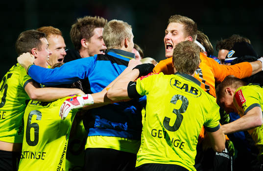 Halmstad är tillbaka i Allsvenskan. Karl-Johan Johnsson,