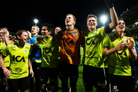 Halmstad är tillbaka i Allsvenskan. Karl-Johan Johnsson,