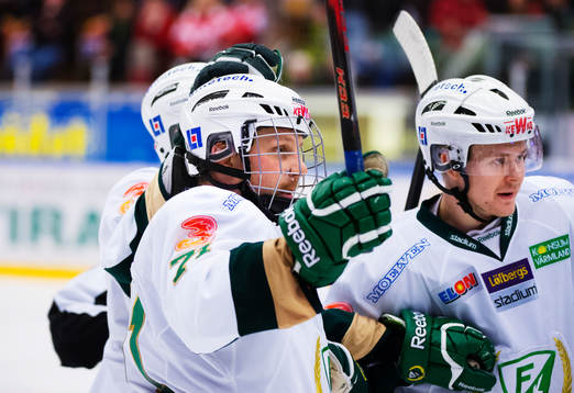 Christian Berglund, Färjestad, jublar