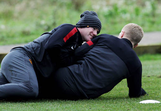 Football - Manchester United Training  - Manchester United