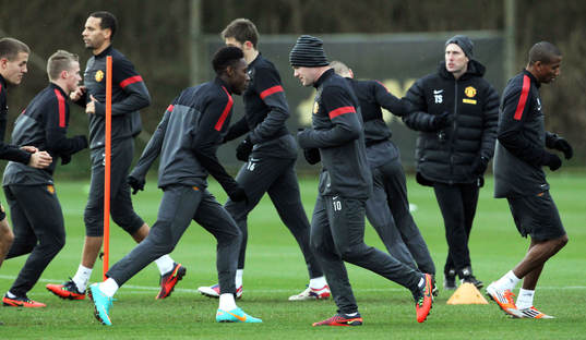 Football - Manchester United Training  - Manchester United