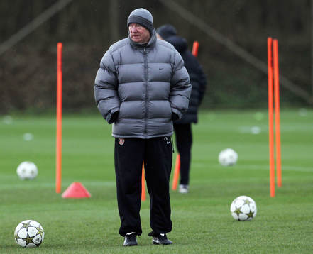 Football - Manchester United Training  - Manchester United