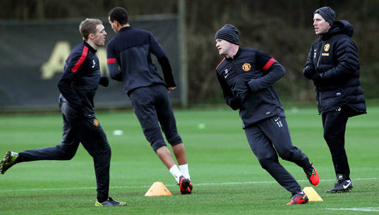 Football - Manchester United Training  - Manchester United
