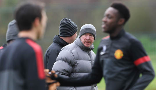 Football - Manchester United Training  - Manchester United