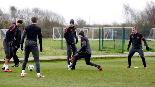 Football - Manchester United Training  - Manchester United
