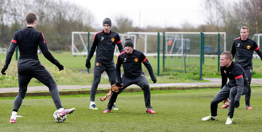 Football - Manchester United Training  - Manchester United