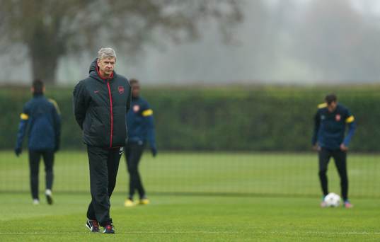 Football - Arsenal Training  - Arsenal Training Ground -